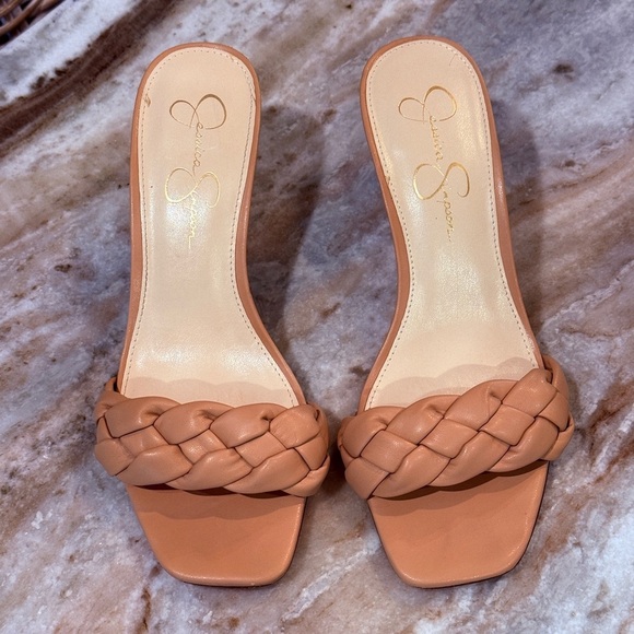 Women’s JESSICA SIMPSON Evernor Braided Kitten Heels. Size 9.5 - Picture 2 of 6